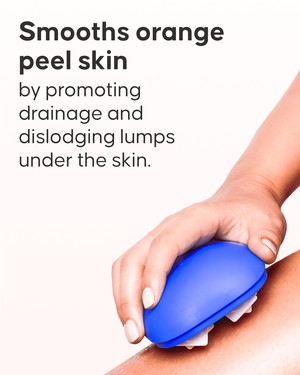 CellRoller massager patented drainage design close-up
