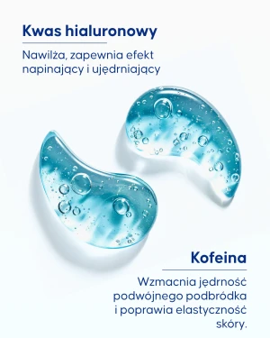 Aplikacja żelu aktywującego na szyję i podbródek