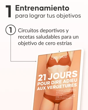 Resultados visibles kit antiestrías Cellublue antes y después