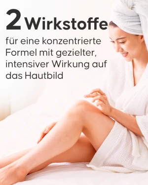 Cellulite Serum Anwendung auf der Haut