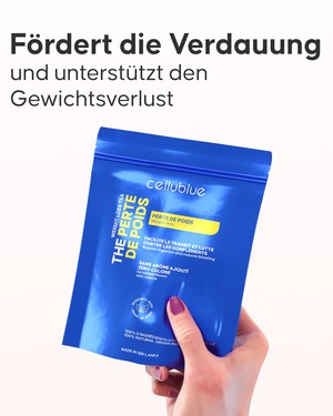 Abnehm Tee von Cellublue Detailansicht der Teemischung