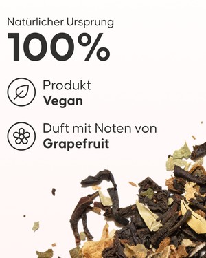 Schlankheitstee Cellublue aufgebrühte Tasse mit Kräutern