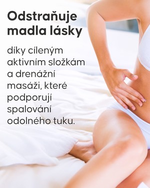 Zpevňující péče na paže ukázka použití