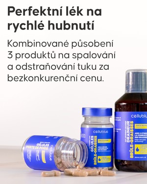 Hubnoucí kúra Cellublue složení a klíčové ingredience
