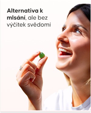 Gummies s jablečným octem Cellublue detail tvaru a barvy
