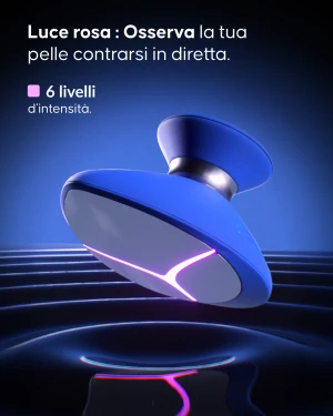 Dettaglio pannello di controllo elettrostimolatore EMS Cellublue