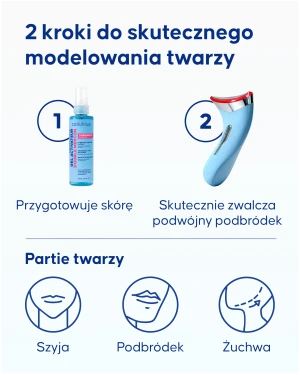 Efekty liftingu twarzy z urządzeniem EMS Cellublue