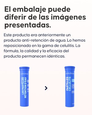 Pastillas efervescentes Cellublue sabor cereza detalle