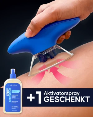 Cellublue elektrische Anti-Cellulite Saugglocke deutsche Verpackung