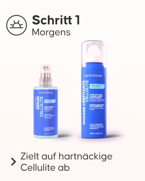Cellublue Expertenpaket Pflegeprodukte gegen Cellulite im Detail