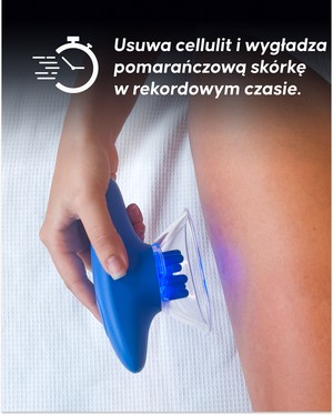 Bańka antycellulitowa elektryczna Cellublue z akcesoriami w zestawie