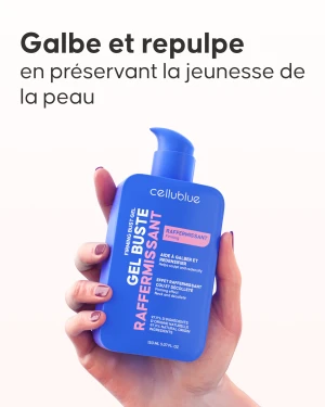 Étape 2 massage gel raffermissant poitrine Cellublue