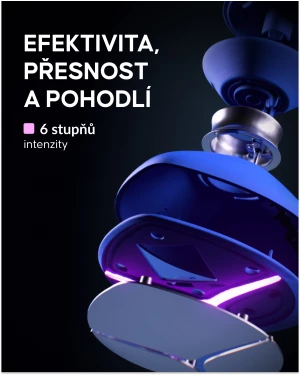 EMS přístroj Cellublue ukázka použití na stehnech