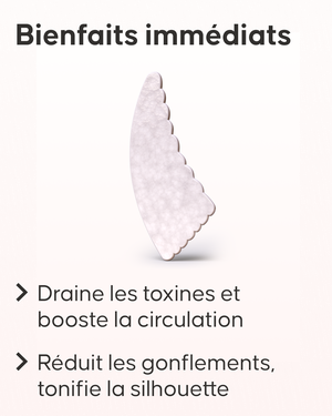 Slider résultats visibles Gua Sha corps Cellublue