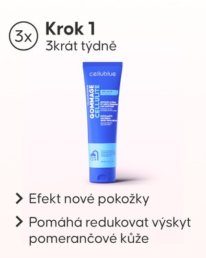 Krok za krokem masáž proti celulitidě s pomůckami Cellublue