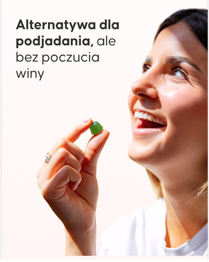 Wegańskie żelki ocet jabłkowy Cellublue kontrola apetytu