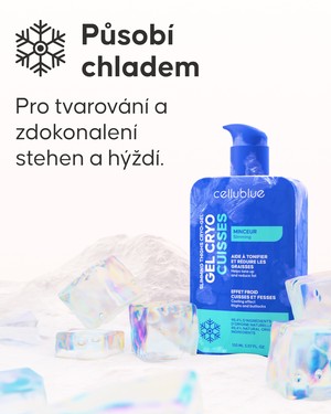 Suchý kartáč na stehna Cellublue masážní technika