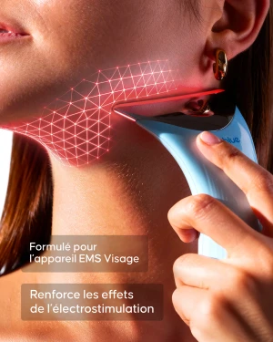 Appareil électrostimulation visage Cellublue compatible gel conducteur
