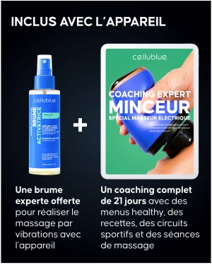 Appareil minceur Cellublue technologie vibrations en profondeur