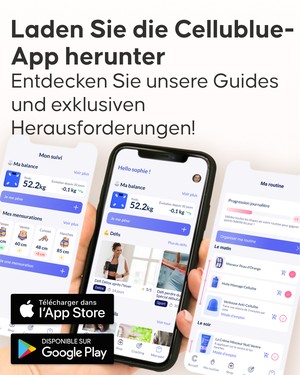 Anwendungsschritte Booster und Creme gegen Dehnungsstreifen