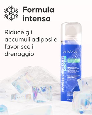 Mousse Crepitante Snellente applicazione sulla pelle