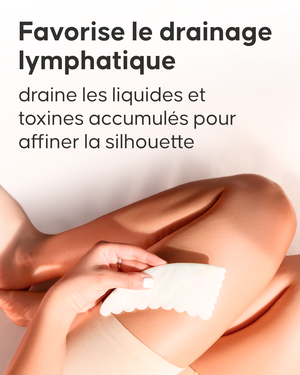 Slider bienfaits drainage lymphatique Gua Sha corps