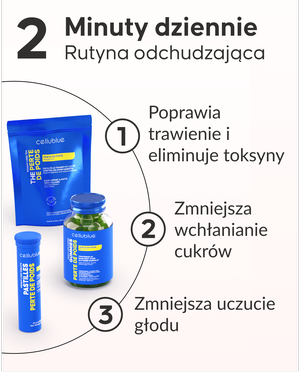 Sposób przygotowania herbaty odchudzającej Cellublue Trio