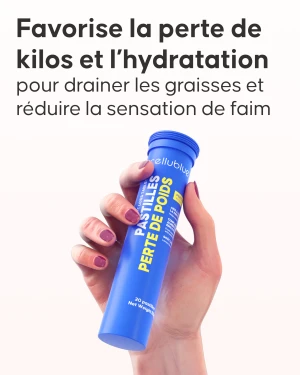 Étape 2 dissolution pastille minceur Cellublue dans l'eau