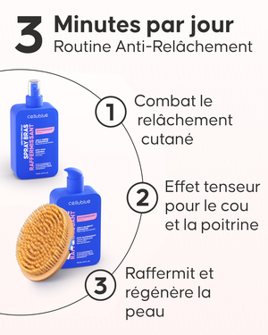 Programme anti-relâchement Cellublue avec brosse à sec et soin raffermissant - 4