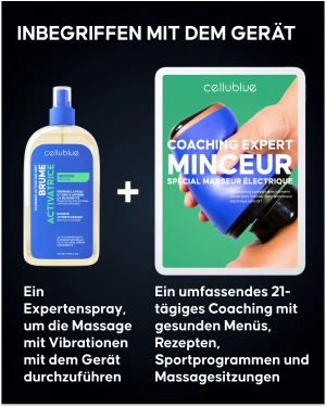 Cellublue Schlankheitsgerät ergonomisches Design in der Hand