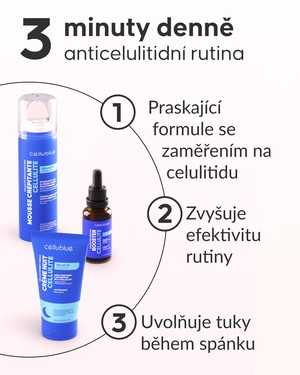 Noční péče proti celulitidě Cellublue postup použití