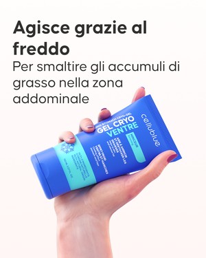 Risultati gel crioterapico pancia effetto snellente Cellublue