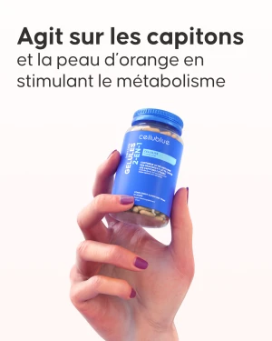 Slide gélules cellulite Cellublue plantes détoxifiantes