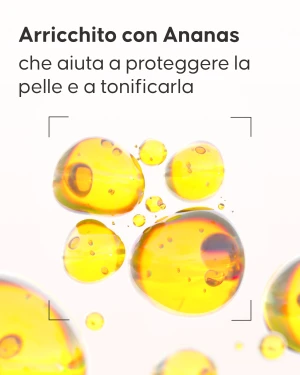 Ingredienti naturali tè verde e ananas del gel doccia Cellublue