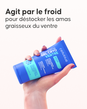 Slider gel cryo ventre massage circulaire étape 2