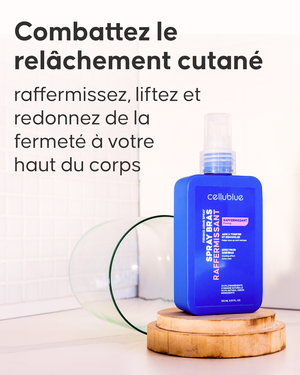 Application de la brosse à sec sur le corps pour raffermir la peau
