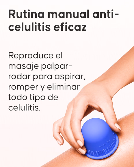 Ventosa CellCup anticelulítica detalle del diseño ergonómico