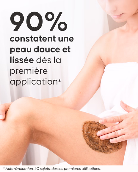 Slider résultats visibles gommage vergetures Cellublue