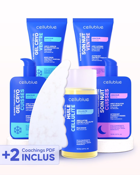 Application du Gel Cryo effet froid du Pack Maxi Minceur