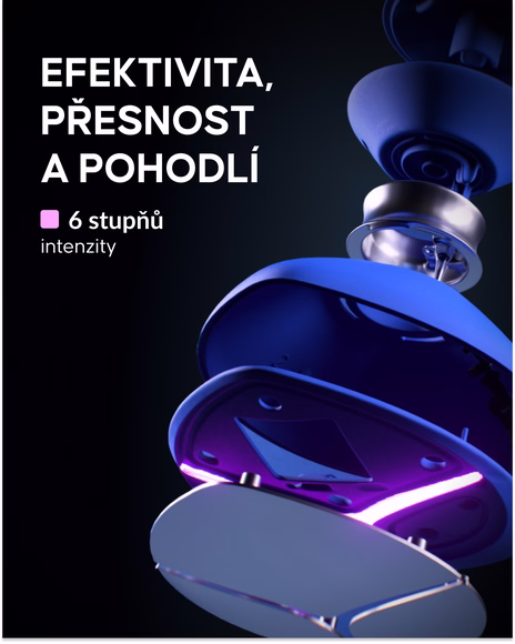 EMS přístroj Cellublue ukázka použití na stehnech