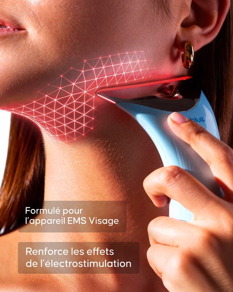Appareil électrostimulation visage Cellublue compatible gel conducteur