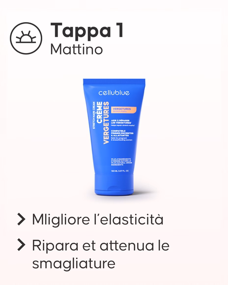 Passaggi della routine anti-smagliature Pack Maxi Cellublue
