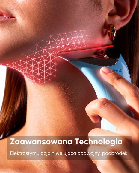 Urządzenie do elektrostymulacji twarzy Cellublue zbliżenie