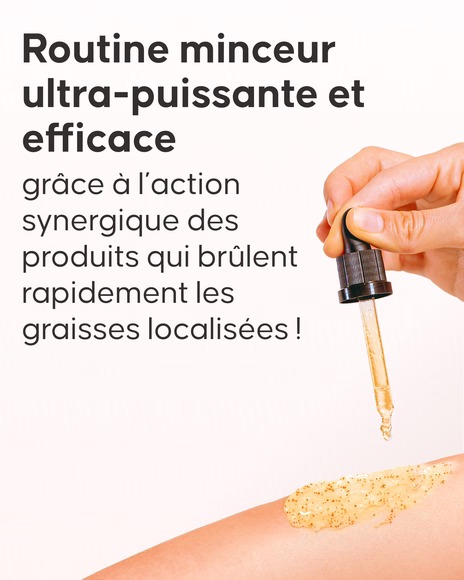 Application booster minceur Cellublue massage sur le corps