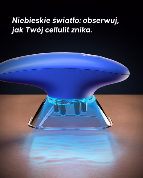 Tryby intensywności elektrycznej bańki antycellulitowej Cellublue