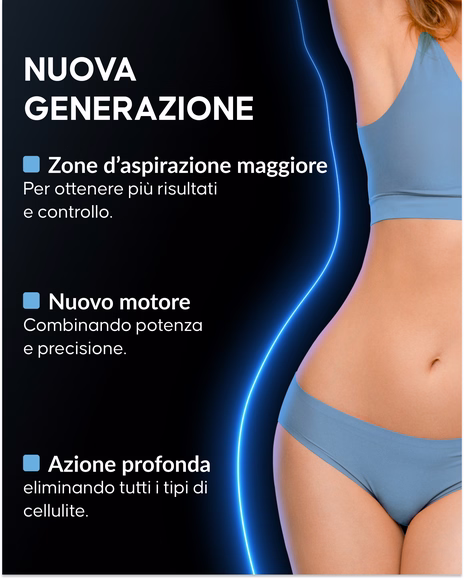 Livelli di aspirazione della coppetta elettrica Cellublue
