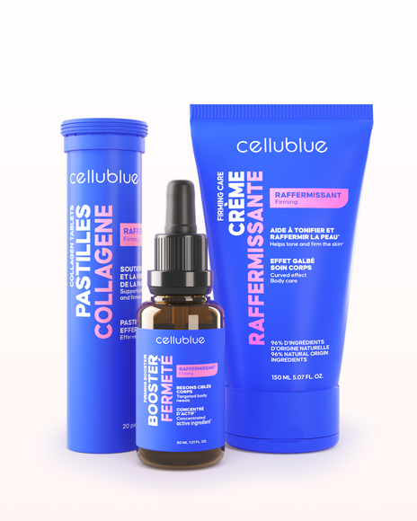 Booster Fermeté Cellublue démonstration application soin
