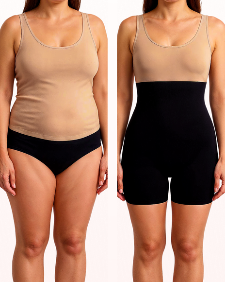 Shorty gainant Cellublue effet sculptant sur la silhouette