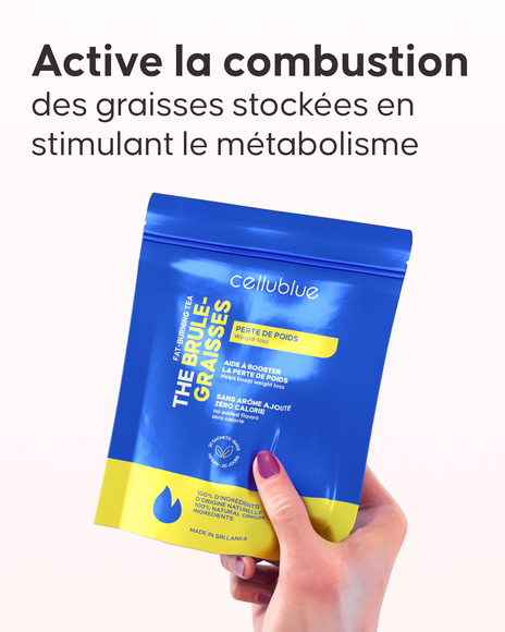 Ingrédients clés thé minceur Cellublue guarana maté
