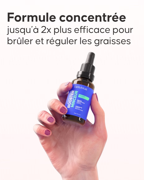 Booster Minceur Cellublue massage circulaire sur la peau